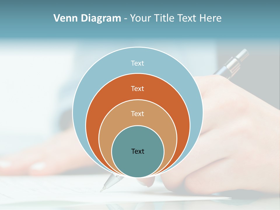 Hand Business Closeup PowerPoint Template