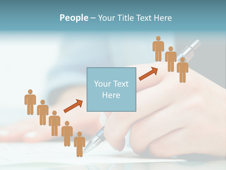 Hand Business Closeup PowerPoint Template