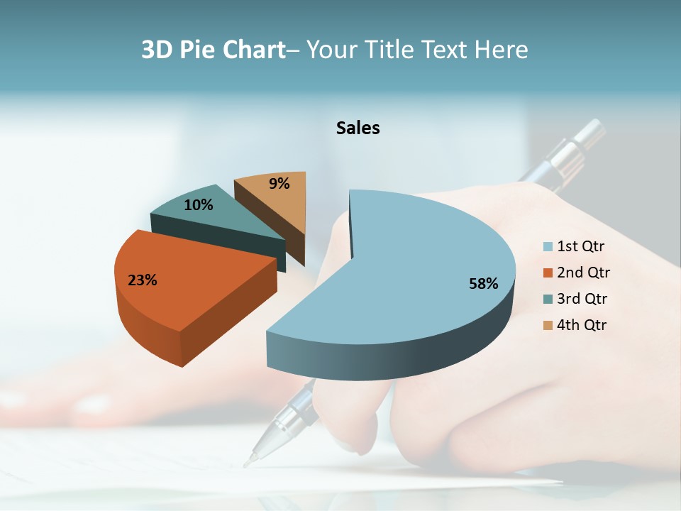 Hand Business Closeup PowerPoint Template