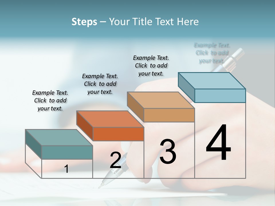 Hand Business Closeup PowerPoint Template