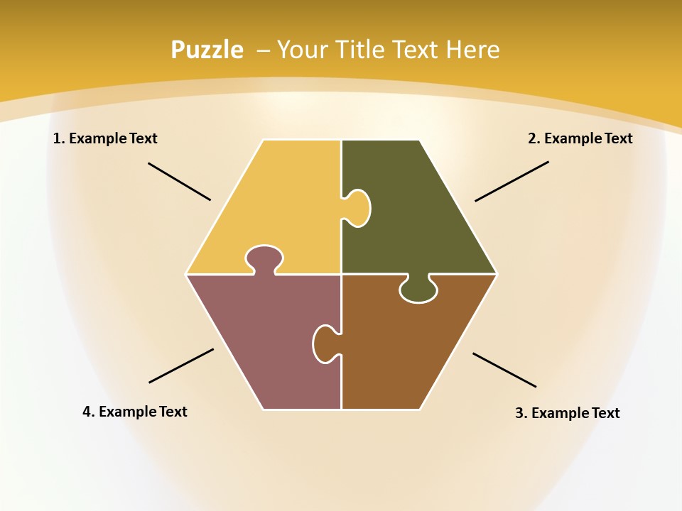 Cutout Anniversary Festive PowerPoint Template