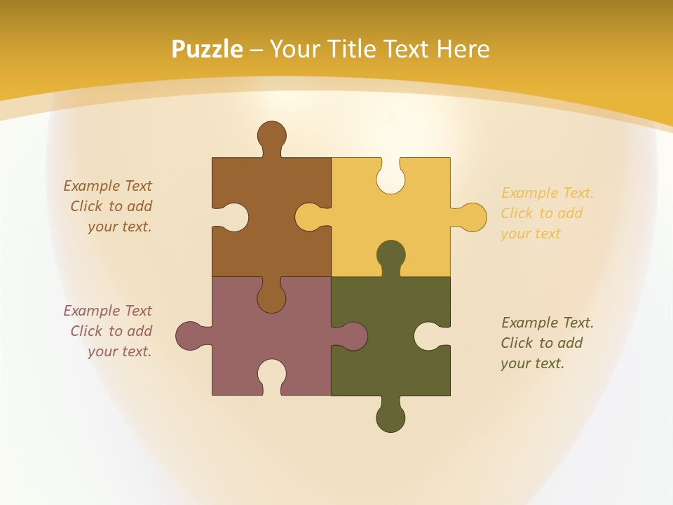 Cutout Anniversary Festive PowerPoint Template