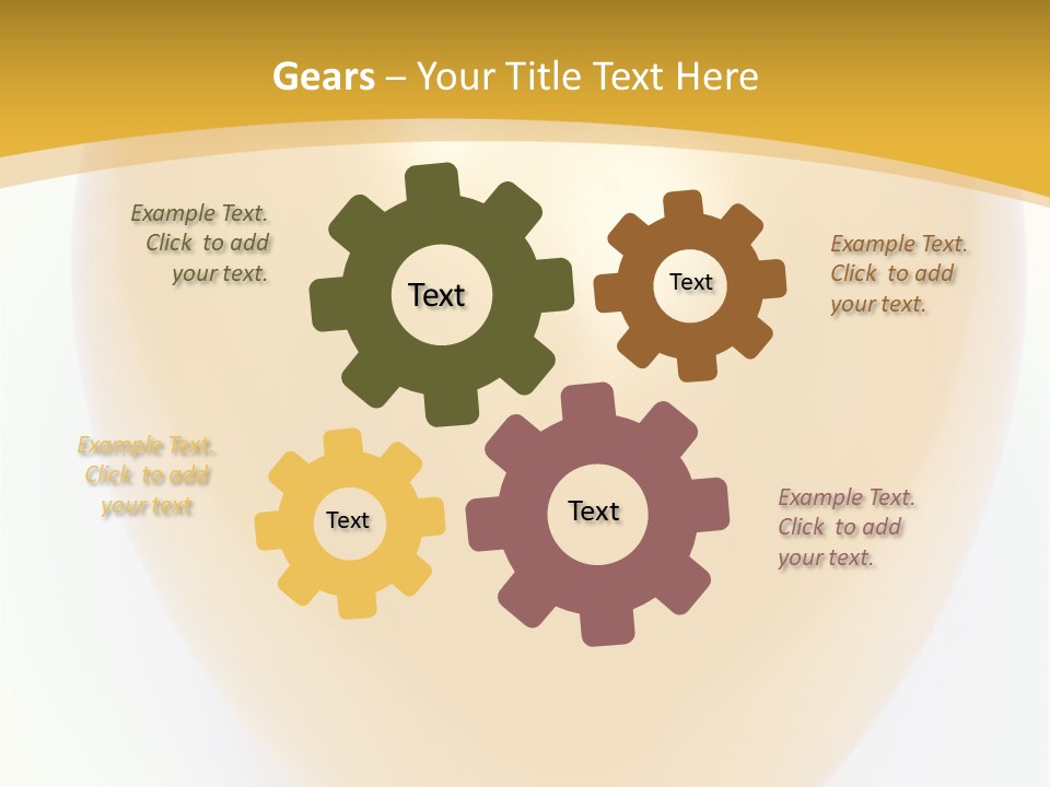 Cutout Anniversary Festive PowerPoint Template