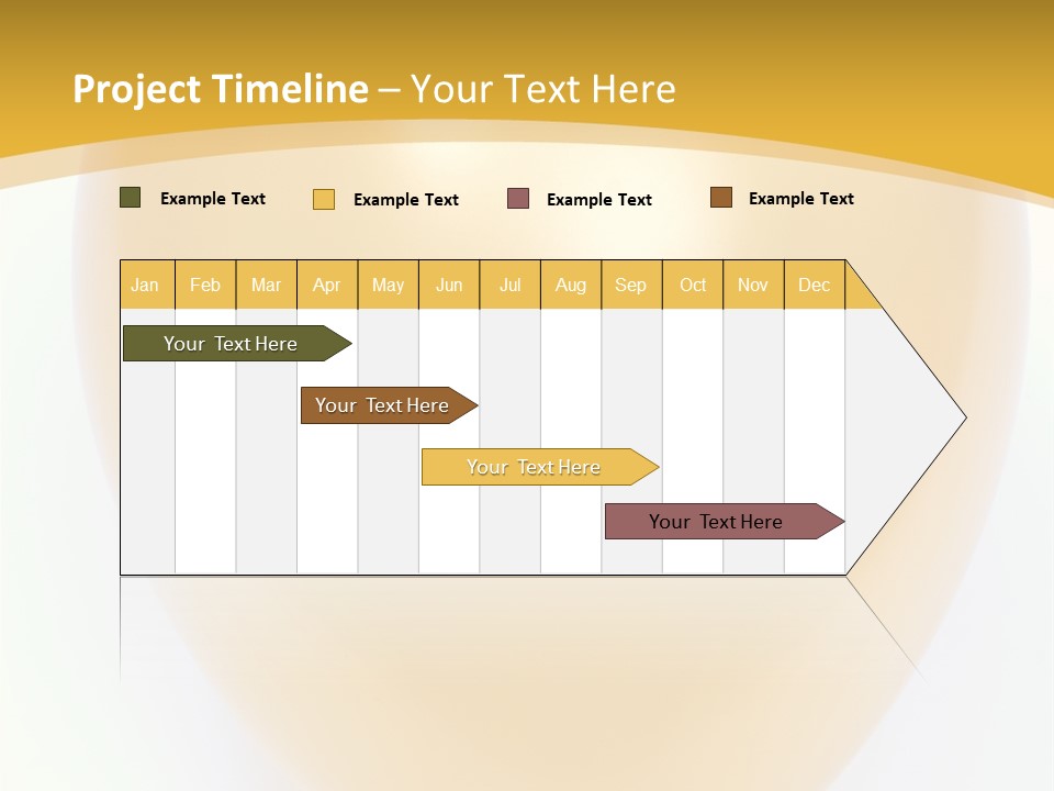 Cutout Anniversary Festive PowerPoint Template