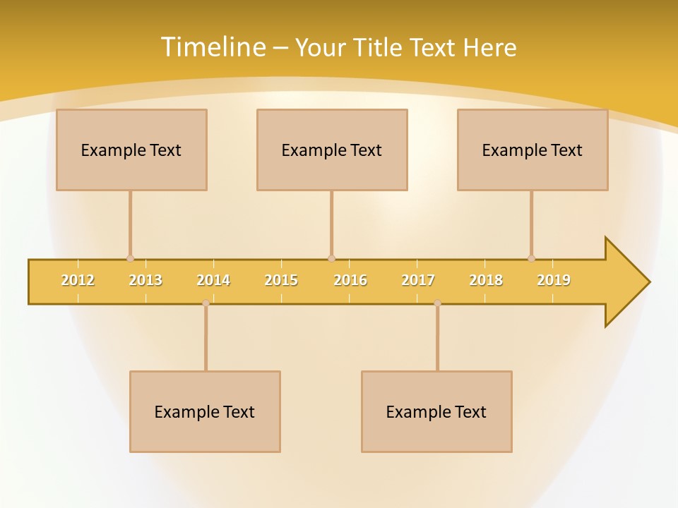 Cutout Anniversary Festive PowerPoint Template