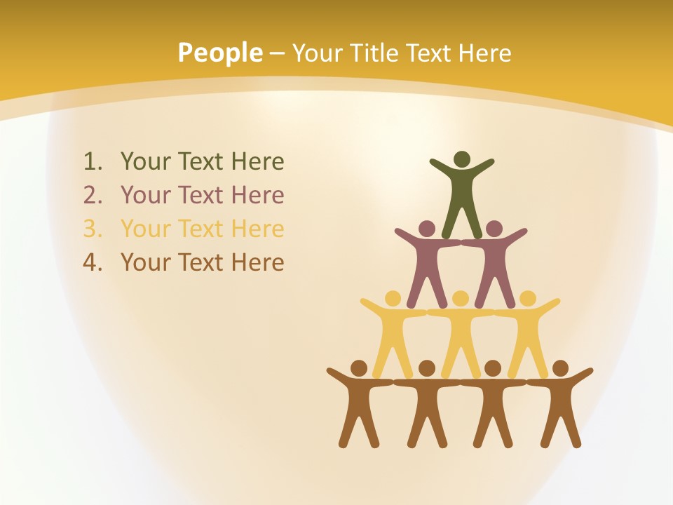 Cutout Anniversary Festive PowerPoint Template