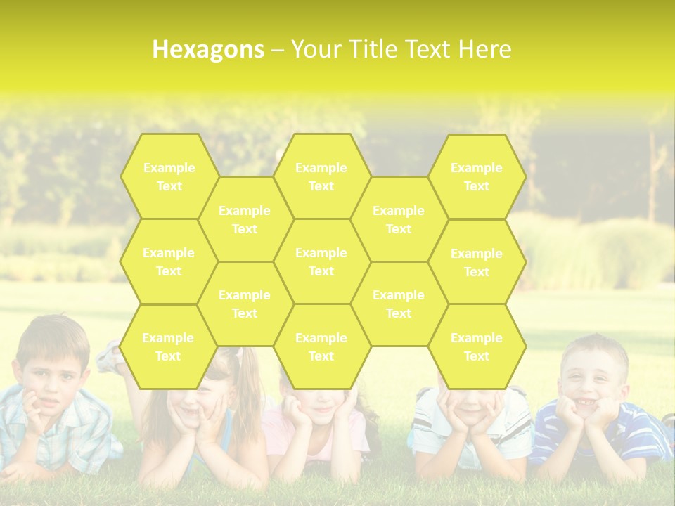 Outside Attractive Grass PowerPoint Template