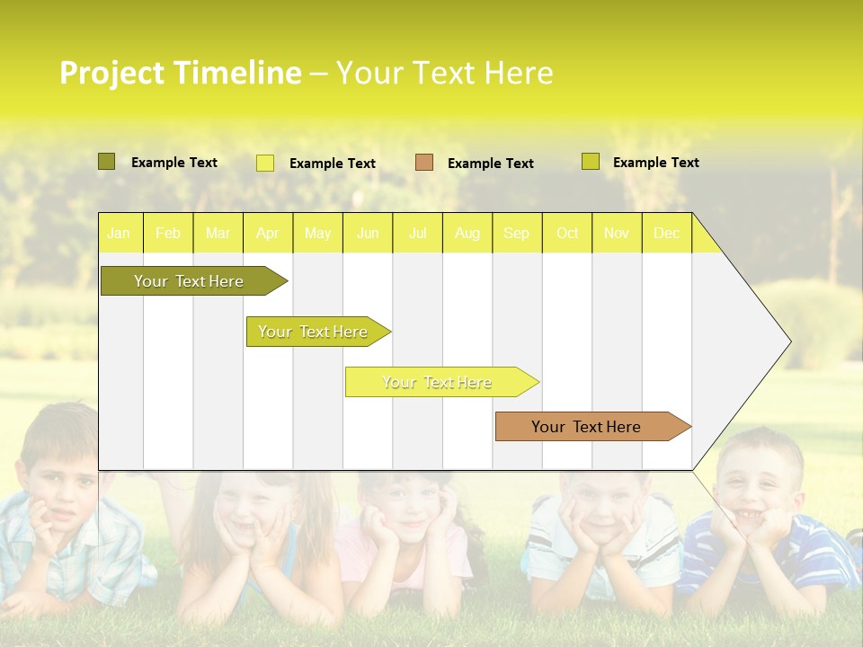 Outside Attractive Grass PowerPoint Template