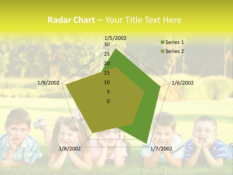 Outside Attractive Grass PowerPoint Template