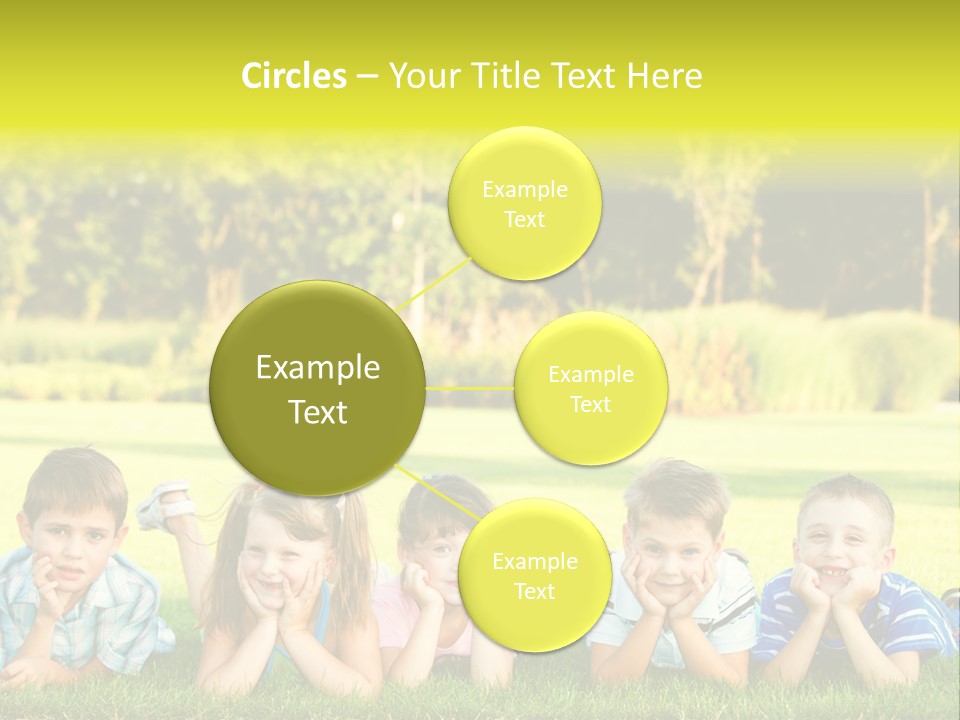 Outside Attractive Grass PowerPoint Template