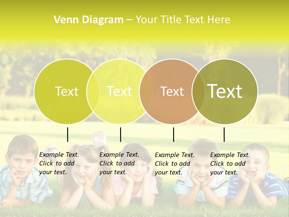 Outside Attractive Grass PowerPoint Template