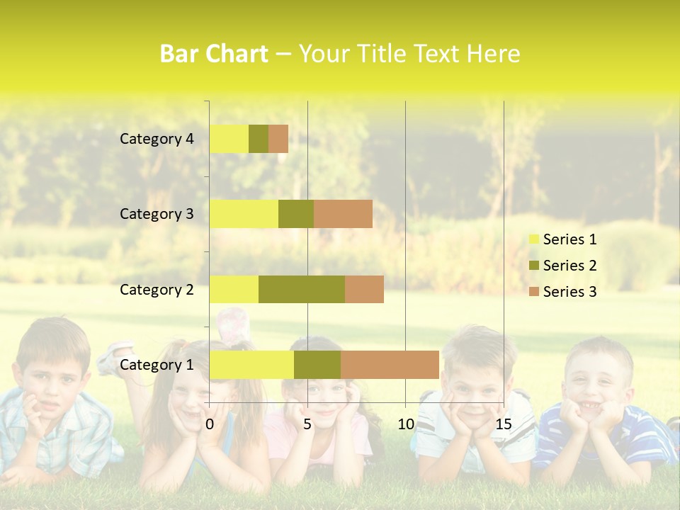 Outside Attractive Grass PowerPoint Template