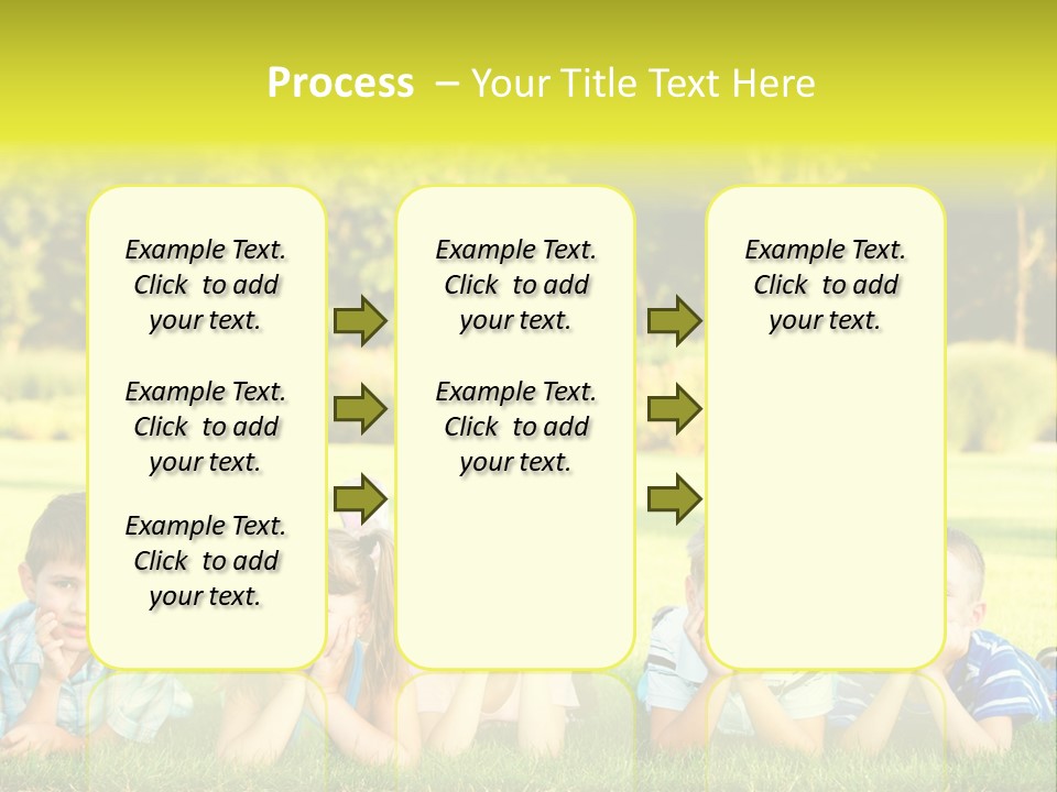 Outside Attractive Grass PowerPoint Template