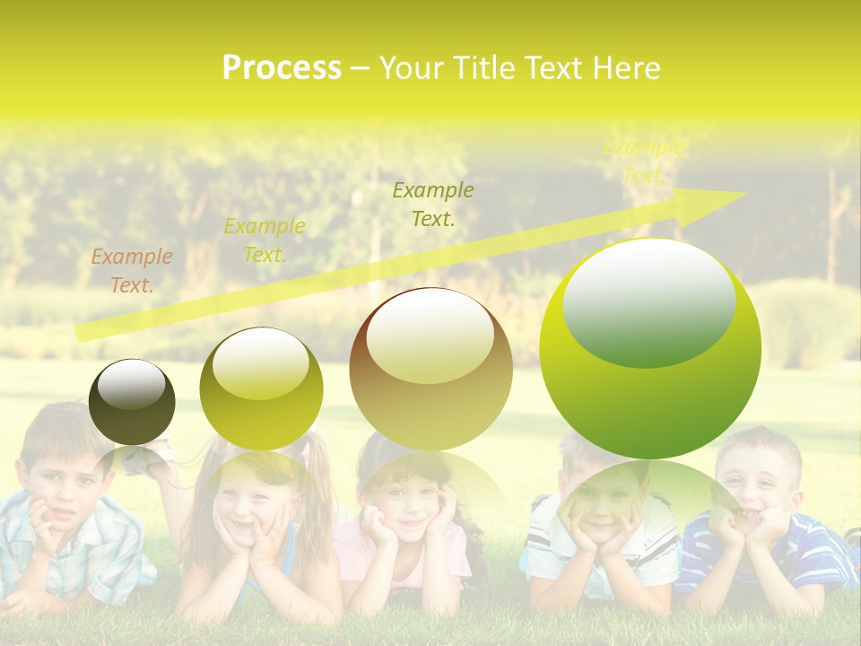 Outside Attractive Grass PowerPoint Template