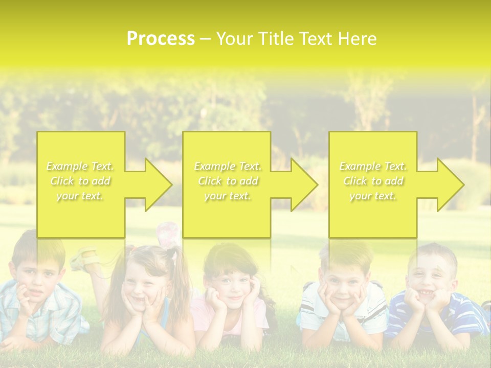 Outside Attractive Grass PowerPoint Template