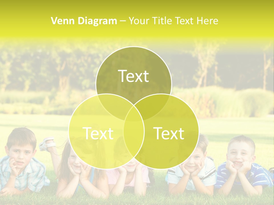 Outside Attractive Grass PowerPoint Template