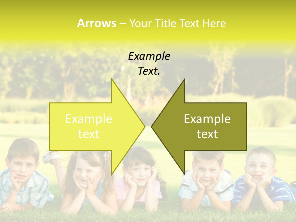 Outside Attractive Grass PowerPoint Template