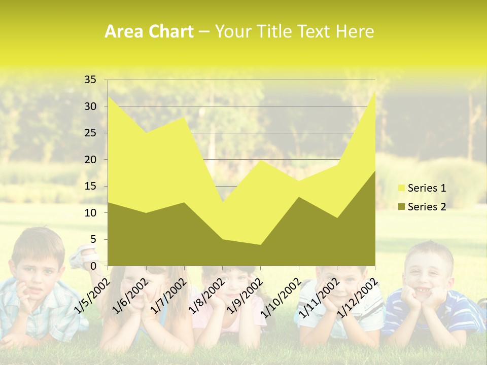 Outside Attractive Grass PowerPoint Template