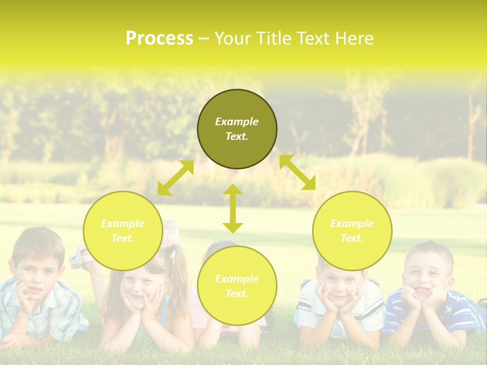 Outside Attractive Grass PowerPoint Template