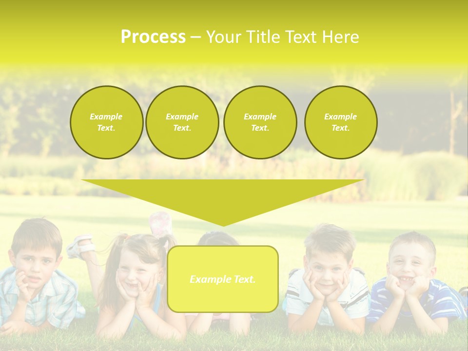 Outside Attractive Grass PowerPoint Template