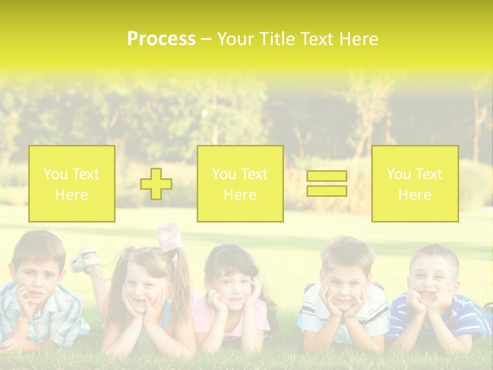 Outside Attractive Grass PowerPoint Template
