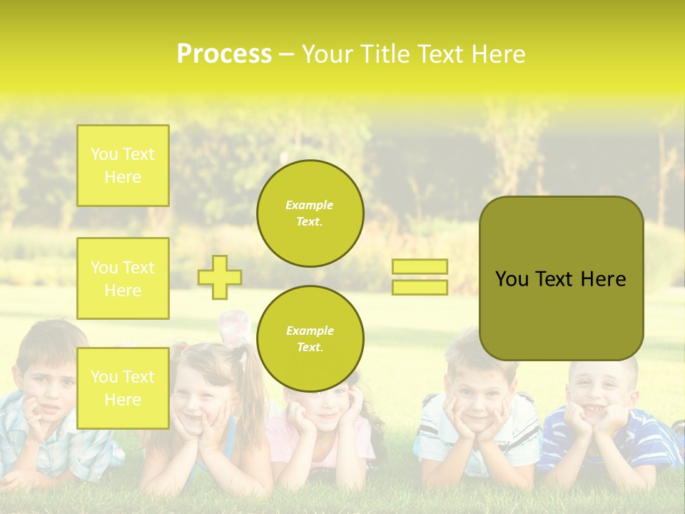 Outside Attractive Grass PowerPoint Template