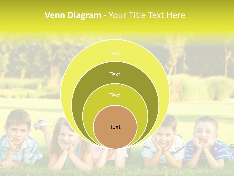 Outside Attractive Grass PowerPoint Template