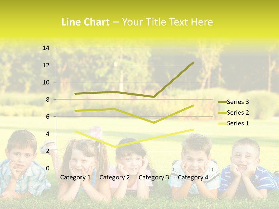 Outside Attractive Grass PowerPoint Template