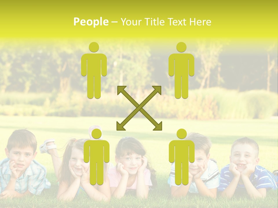 Outside Attractive Grass PowerPoint Template