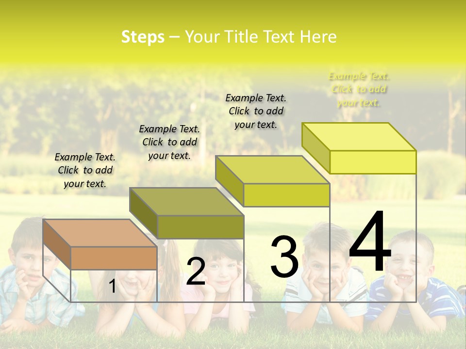 Outside Attractive Grass PowerPoint Template