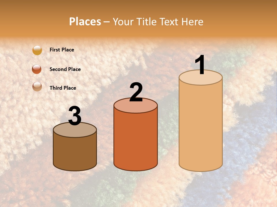 A Multicolored Rug With A Name Of Presentation PowerPoint Template