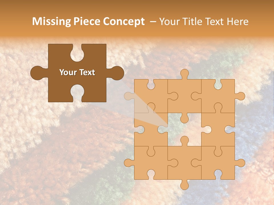 A Multicolored Rug With A Name Of Presentation PowerPoint Template