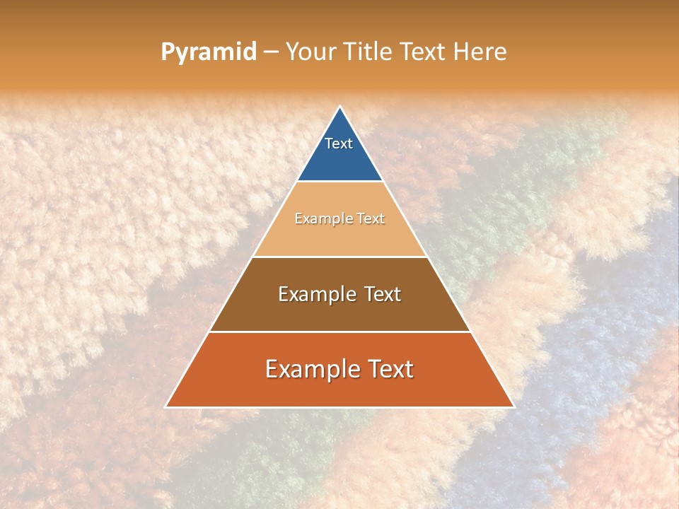 A Multicolored Rug With A Name Of Presentation PowerPoint Template