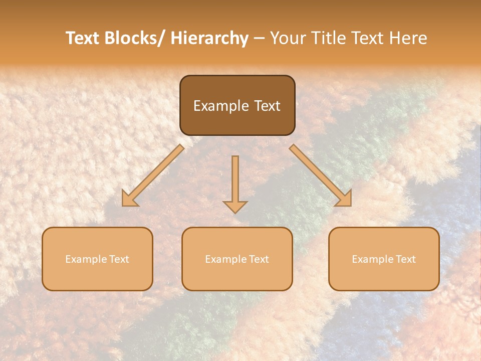 A Multicolored Rug With A Name Of Presentation PowerPoint Template