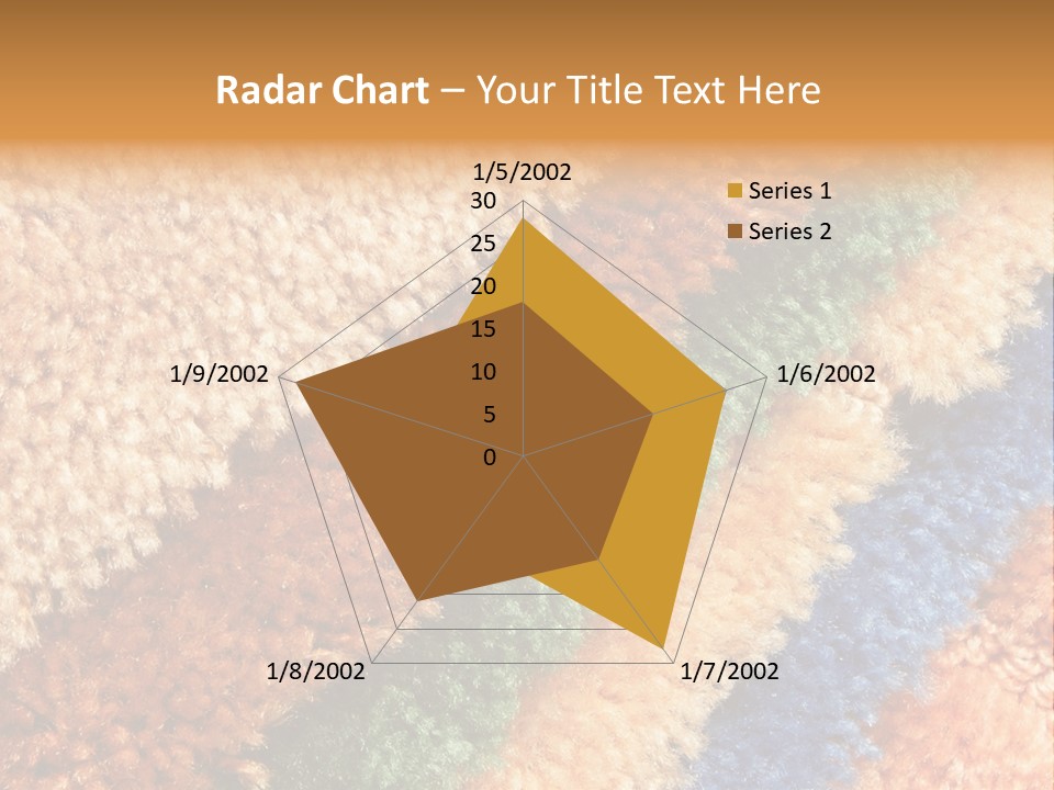 A Multicolored Rug With A Name Of Presentation PowerPoint Template