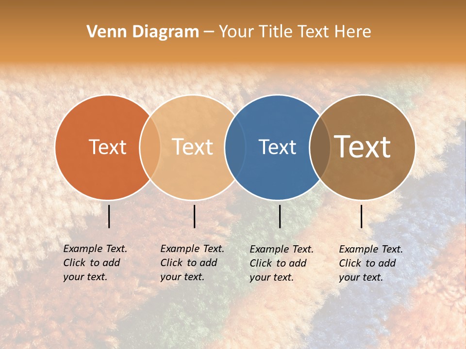 A Multicolored Rug With A Name Of Presentation PowerPoint Template