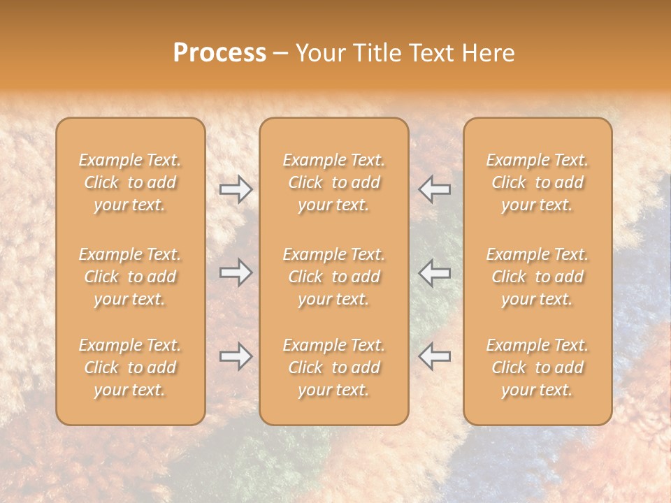 A Multicolored Rug With A Name Of Presentation PowerPoint Template