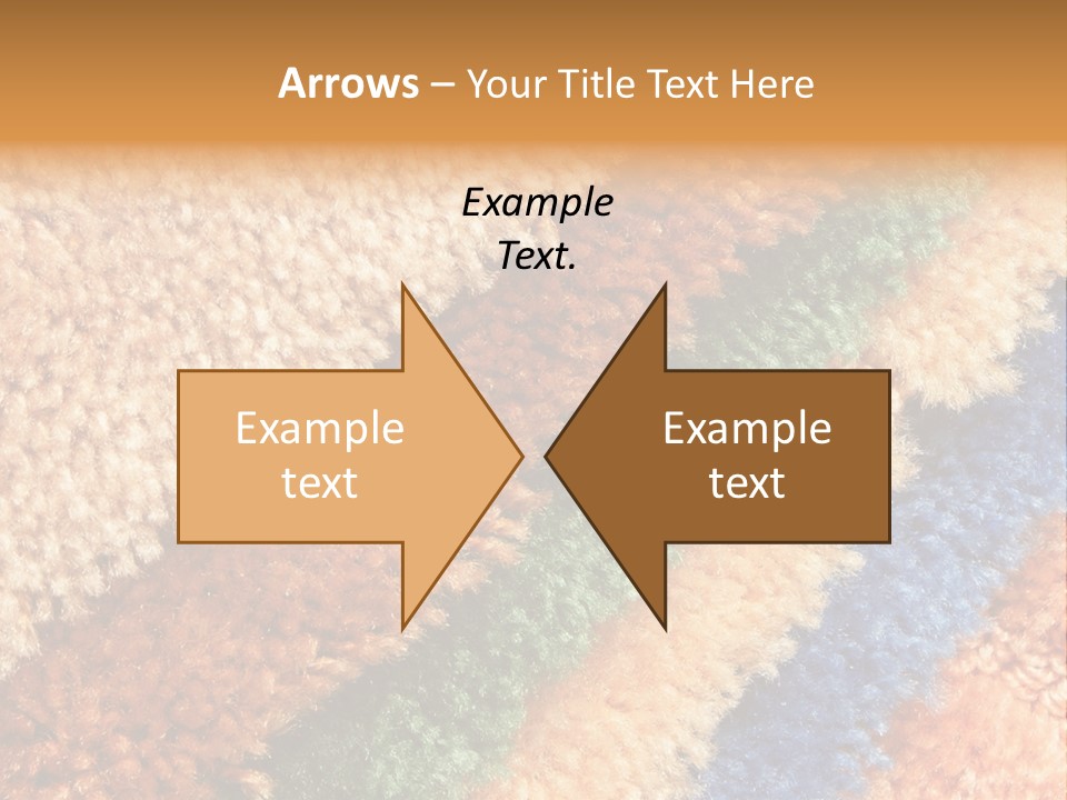 A Multicolored Rug With A Name Of Presentation PowerPoint Template