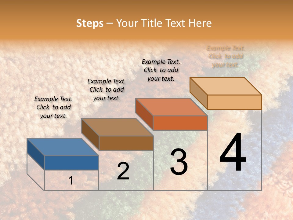 A Multicolored Rug With A Name Of Presentation PowerPoint Template