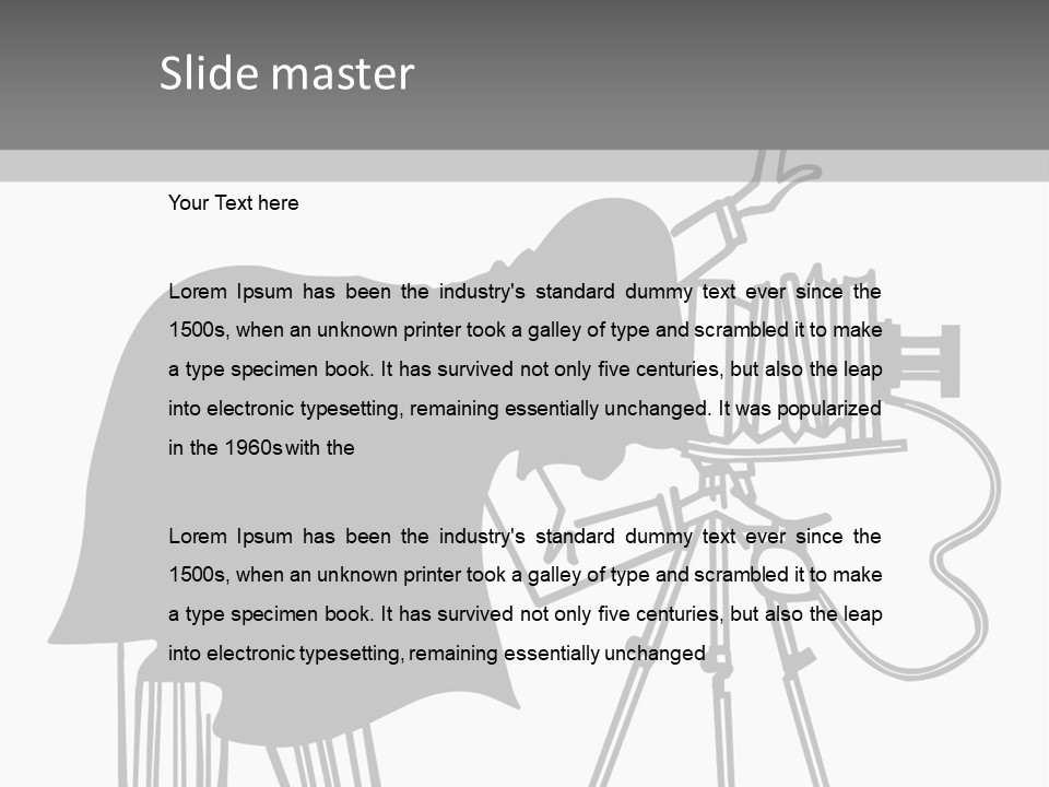 Snapshots Vector People PowerPoint Template