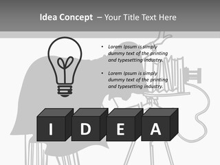 Snapshots Vector People PowerPoint Template