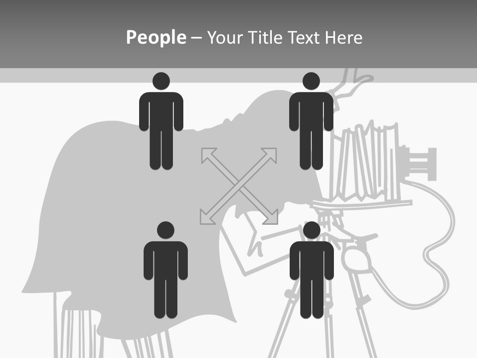 Snapshots Vector People PowerPoint Template