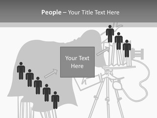 Snapshots Vector People PowerPoint Template
