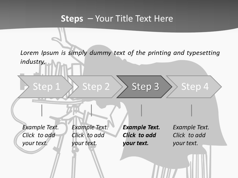 Snapshots Vector People PowerPoint Template