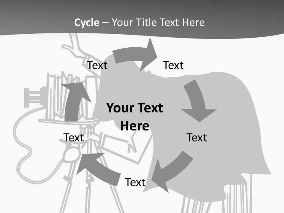 Snapshots Vector People PowerPoint Template