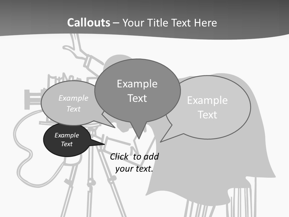 Snapshots Vector People PowerPoint Template