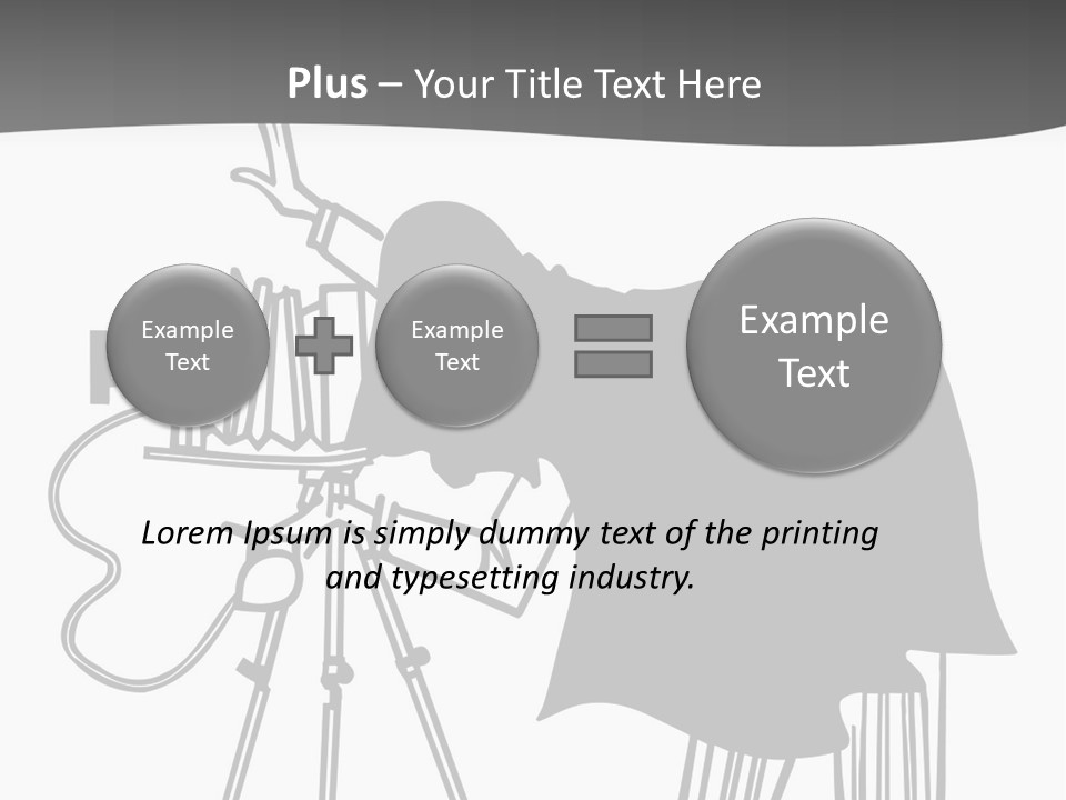 Snapshots Vector People PowerPoint Template