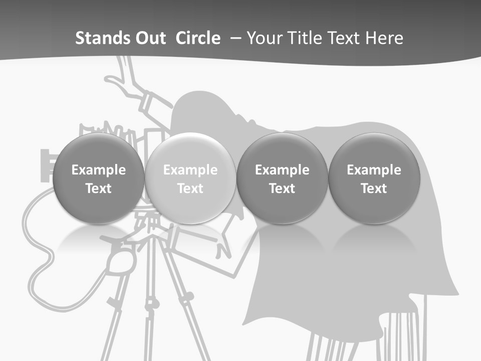 Snapshots Vector People PowerPoint Template