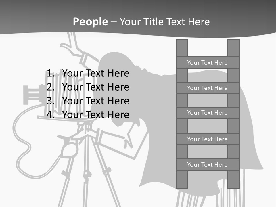 Snapshots Vector People PowerPoint Template