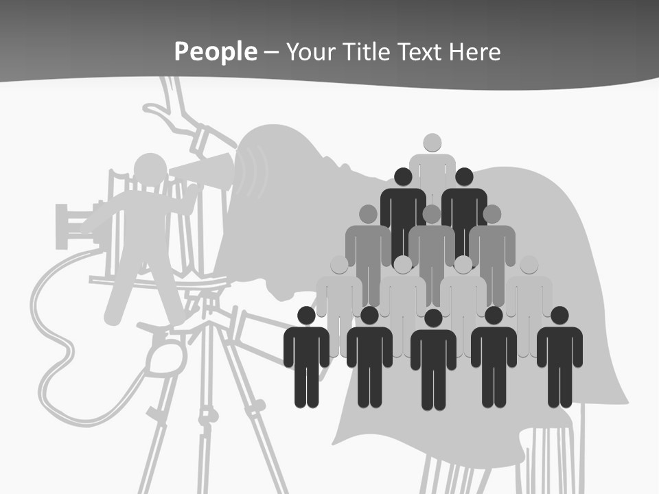 Snapshots Vector People PowerPoint Template